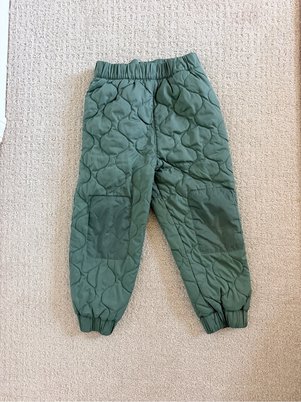 Patagonia Quilted Green Kids Jogger Pants